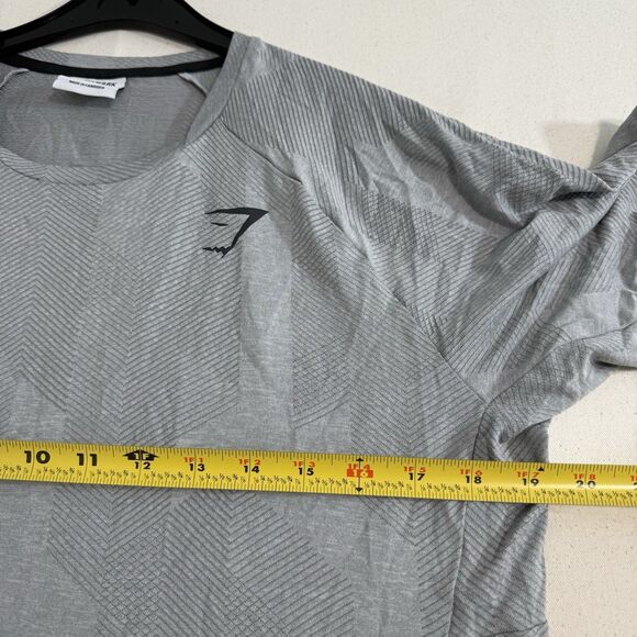 Gymshark Apex T-Shirt - SmokeyGrey/Light Grey Size Medium Men - Picture 5 of 9